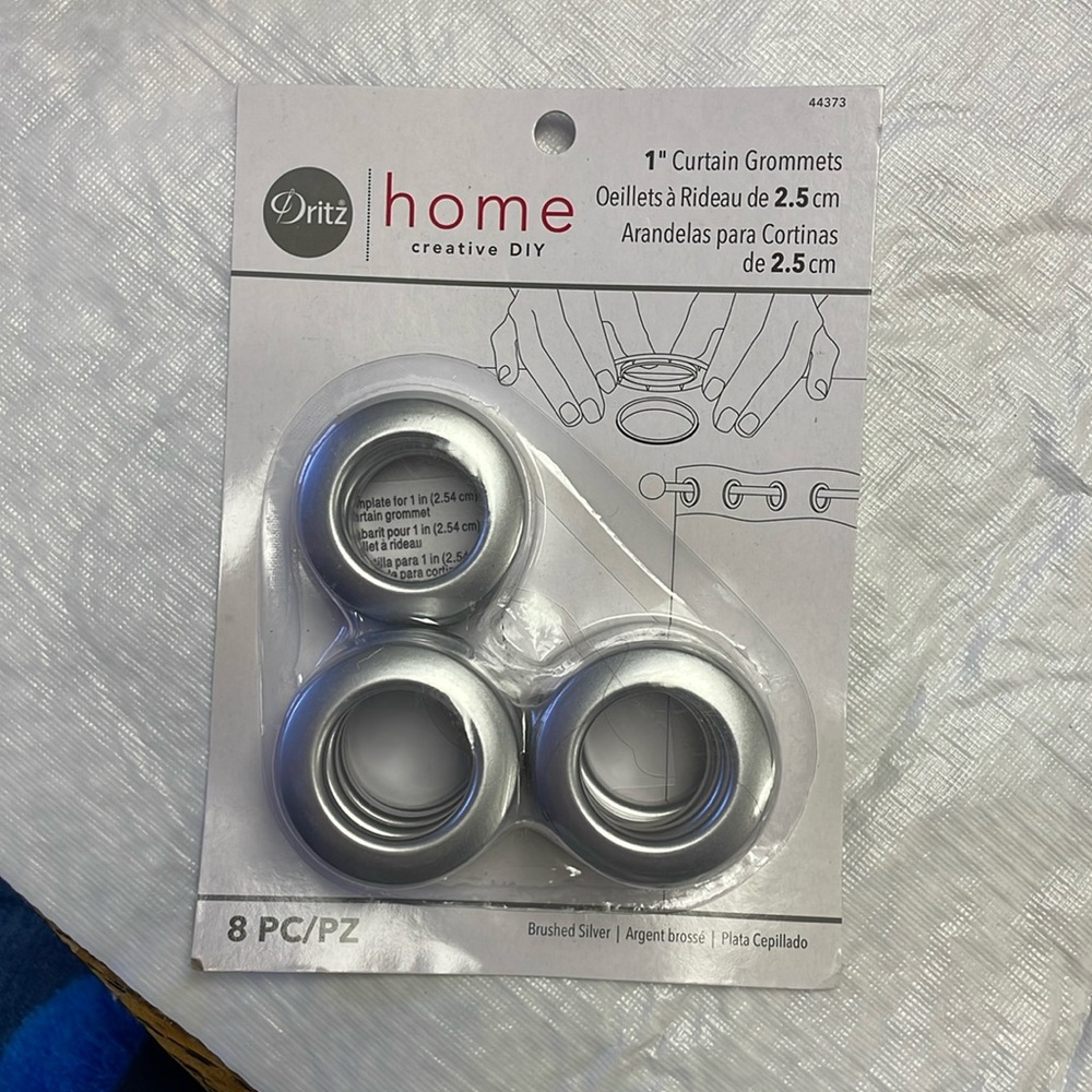 Dritz 1” curtain grommets